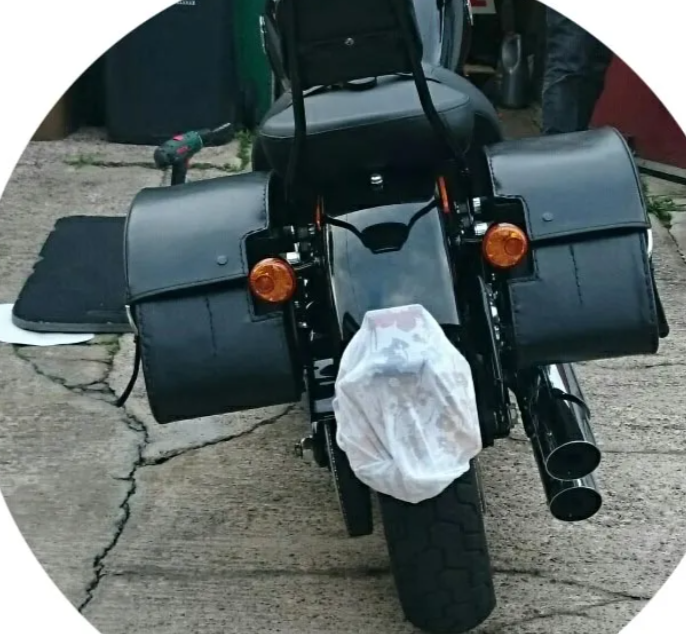 414F- Saddleline Harley Davidson Softail Slim FLSL saddlebags with quick Mounts.(Years 2018 Onwards) - Image 3
