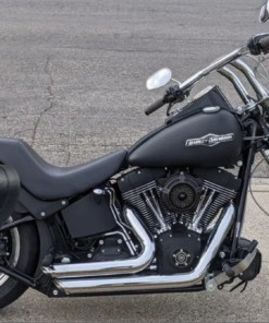 577L- Saddleline Harley-Davidson FXSTB Softail Night Train saddlebags with Quick Mounting hardware.