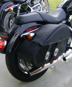 1200SPL- Saddleline Harley-Davidson sportster XL1200 & 883 Saddlebags with Quick Mounting hardware.