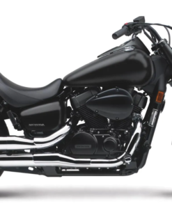 1234F -Saddleline Honda Shadow Phantom Saddlebags With Quick Disconnect Mounting .