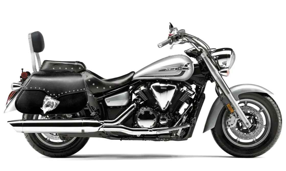 YM2000-Saddleline Yamaha V.STAR 1300 saddlebags with Detachable Mounting.