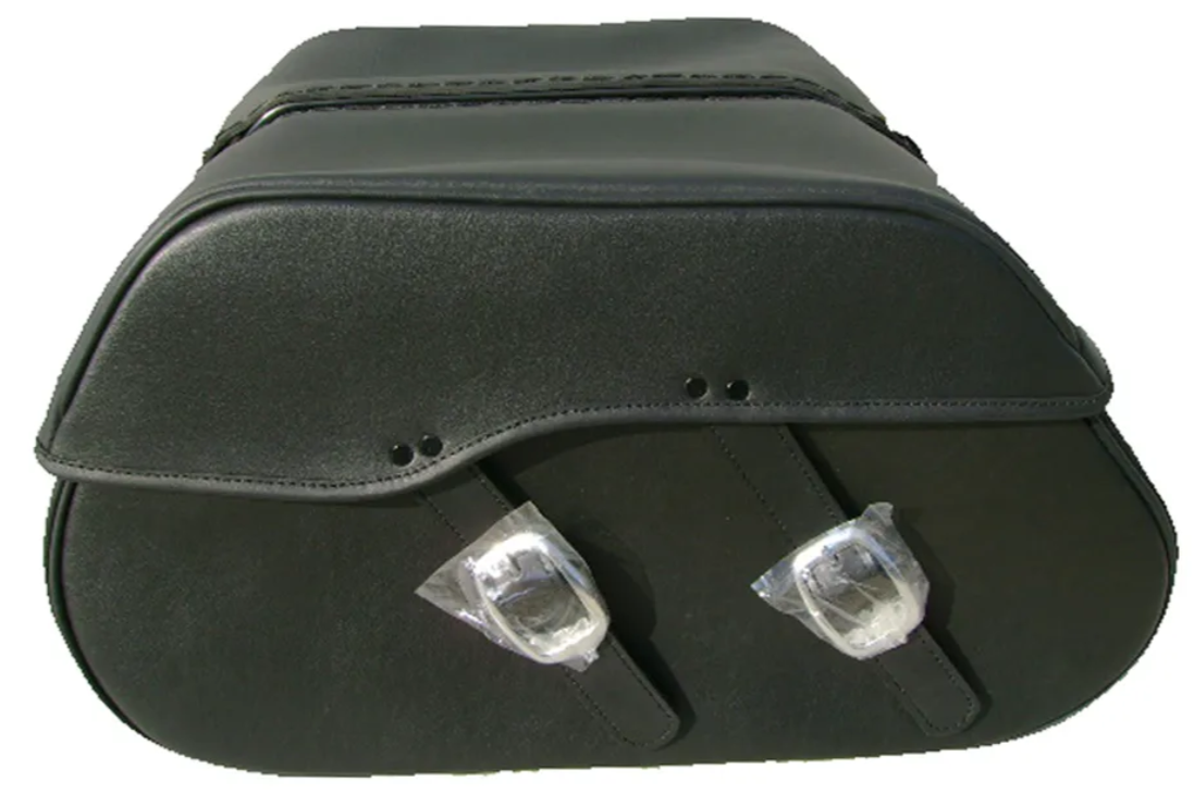 YM1100FP-Saddleline Yamaha V.STAR 1100 classic Saddlebags with Complete Quick Detachable Mounting Hardware. - Image 3