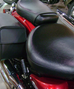 Alternative view of 29F- Yamaha RoadLiner Saddlebags with quick detaching mounting hardware. All Years.