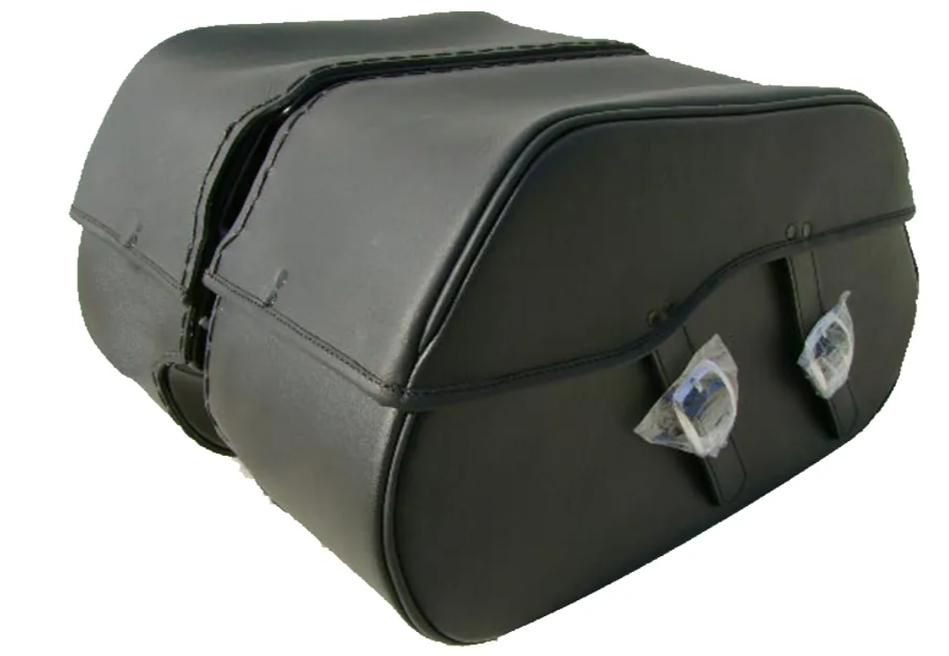 YM1100FP-Saddleline Yamaha V.STAR 1100 classic Saddlebags with Complete Quick Detachable Mounting Hardware. - Image 4