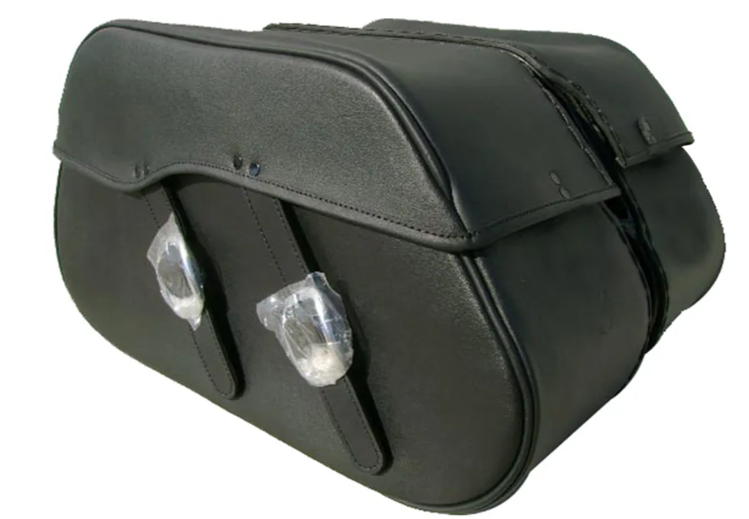YM1100FP-Saddleline Yamaha V.STAR 1100 classic Saddlebags with Complete Quick Detachable Mounting Hardware. - Image 6