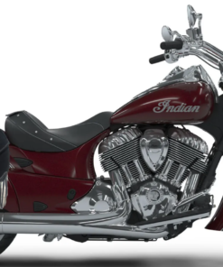 507- Saddleline Indian Chief lethare saddlebags full hard body & with complete Quick disconnect mounting.