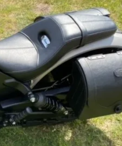 Alternative view of 523L- Saddleline Indian Scout Saddlebags with Quick mounting/dismounting hardware Lockable.