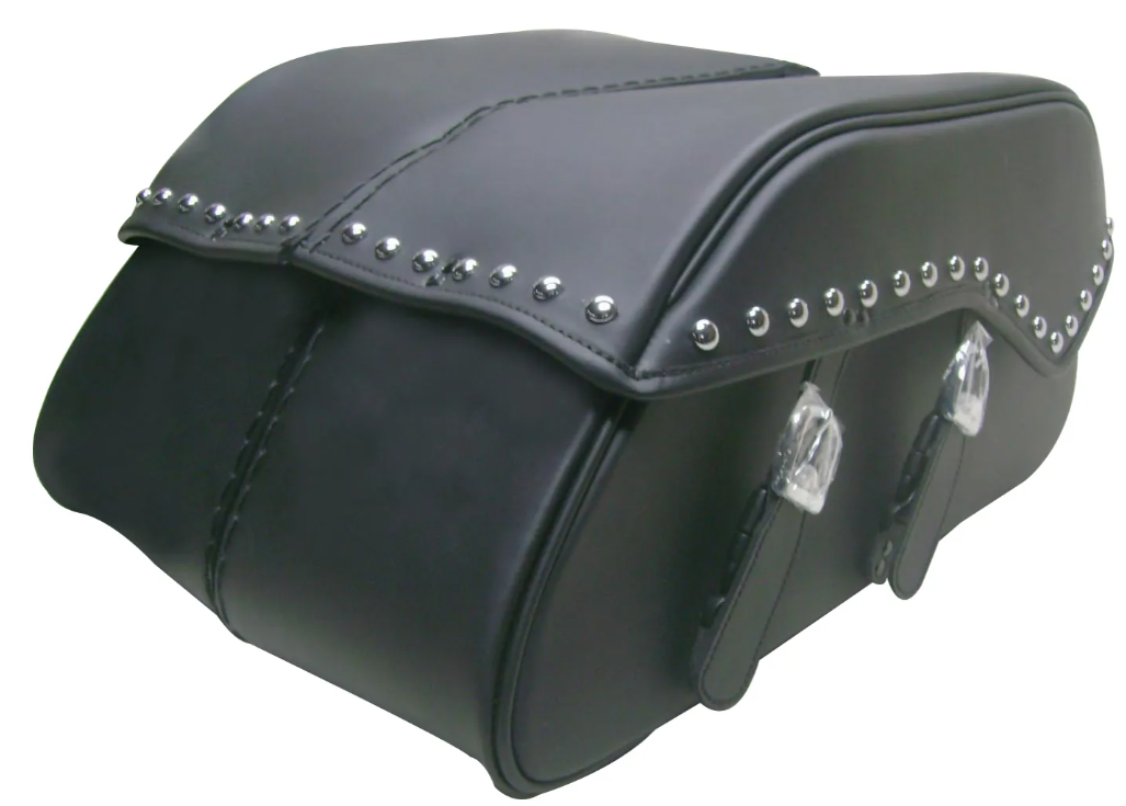 1210- HONDA VTX 1300T STUDDED saddlebags by saddleline with complete quick detachable mounting hardware (included). - Image 5