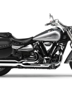 30std- Yamaha RoadLiner Saddlebags with Quick Detaching Mounting Brackets.