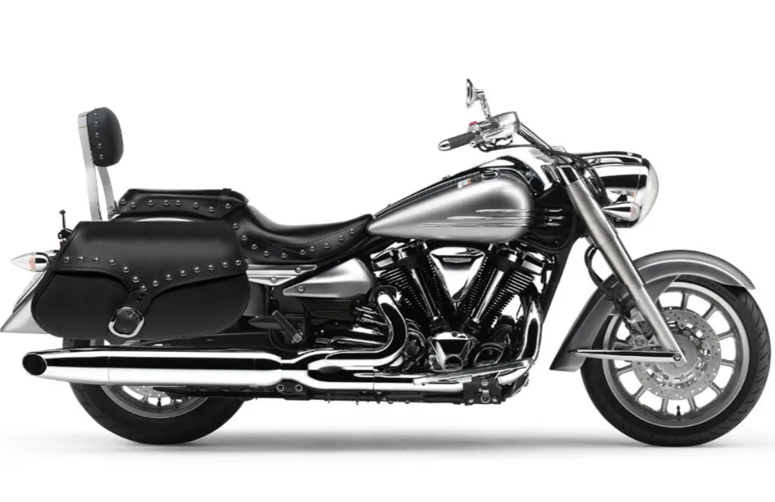 30std- Yamaha RoadLiner Saddlebags with Quick Detaching Mounting Brackets.