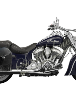 Alternative view of 514TD3BSTF- Saddleline Indian Chief Saddlebags in Leather & Hard Body With Quick detach mounting Brackets.Indian Chief, Chieftain, Classic, Dark horse