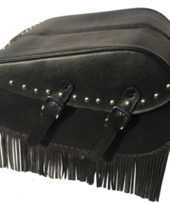 514TD3BSTF- Saddleline Indian Chief Saddlebags in Leather & Hard Body With Quick detach mounting Brackets.Indian Chief, Chieftain, Classic, Dark horse