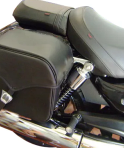 Alternative view of TH700-Saddleline Triumph Rocket 111 Saddlebags With Quick Detachable Mounting Brackets.