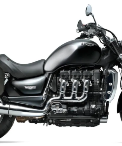 TH701- Triumph Rocket 111 Saddlebags With Quick Detachable Mounting Brackets ( included ) .
