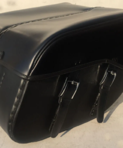 TH704-Saddleline Triumph Thunderbird Saddlebags with Complete Quick Detachable Mounts. - Image 3