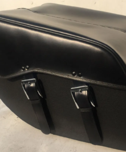 TH704-Saddleline Triumph Thunderbird Saddlebags with Complete Quick Detachable Mounts. - Image 4