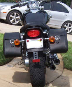 Alternative view of 1200F- Saddleline Suzuki  Marauder 800 Saddlebags With Quick Detachable Mounting Brackets.