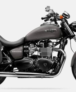 705FF- Triumph SpeedMaster Hardbody leather Saddlebags with Quick Release & Lodge Mounting