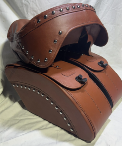 DK100STD- kawasaki Vulcan Drifter 800 Saddlebags By Saddleline WITH MATCHING SOLO SEAT COVER.