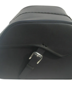 Alternative view of TH703- Saddleline Triumph Thunderbird Saddlebags with Complete Quick Detachable Mounts.