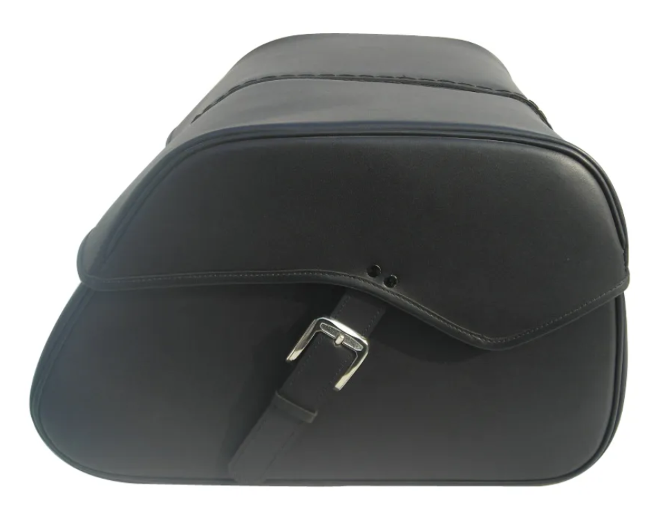 TH703- Saddleline Triumph Thunderbird Saddlebags with Complete Quick Detachable Mounts. - Image 2