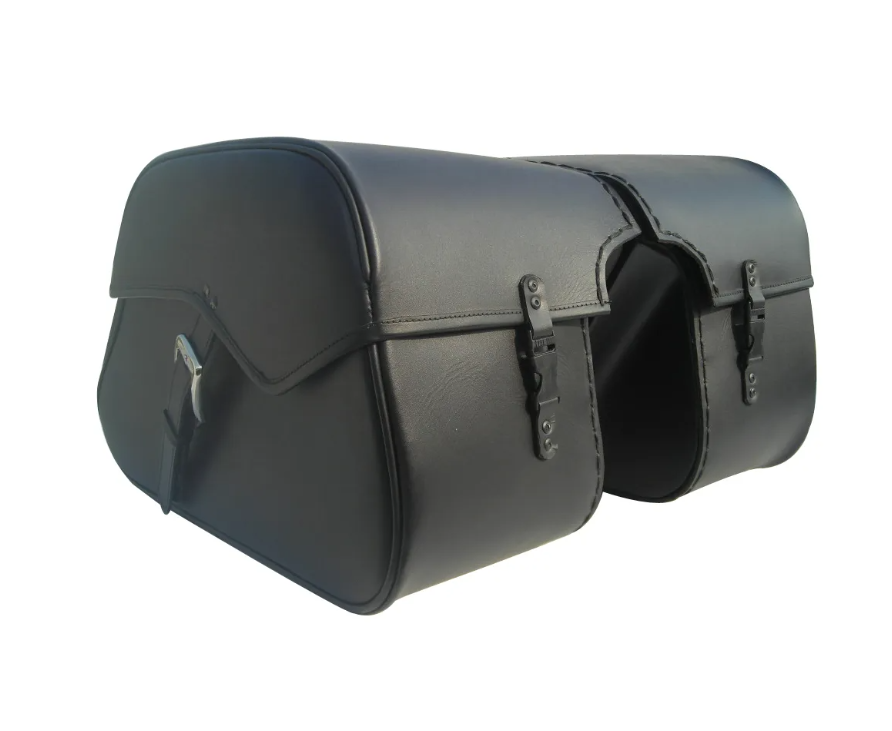 TH703- Saddleline Triumph Thunderbird Saddlebags with Complete Quick Detachable Mounts. - Image 6