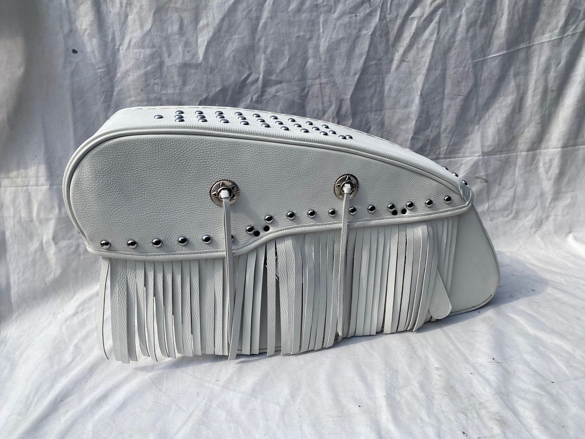 1001FWT- Saddleline Harley Davidson Saddle Bag for Road King, Road King Classic, Road Glide & Street Glide (Custom) - Image 12