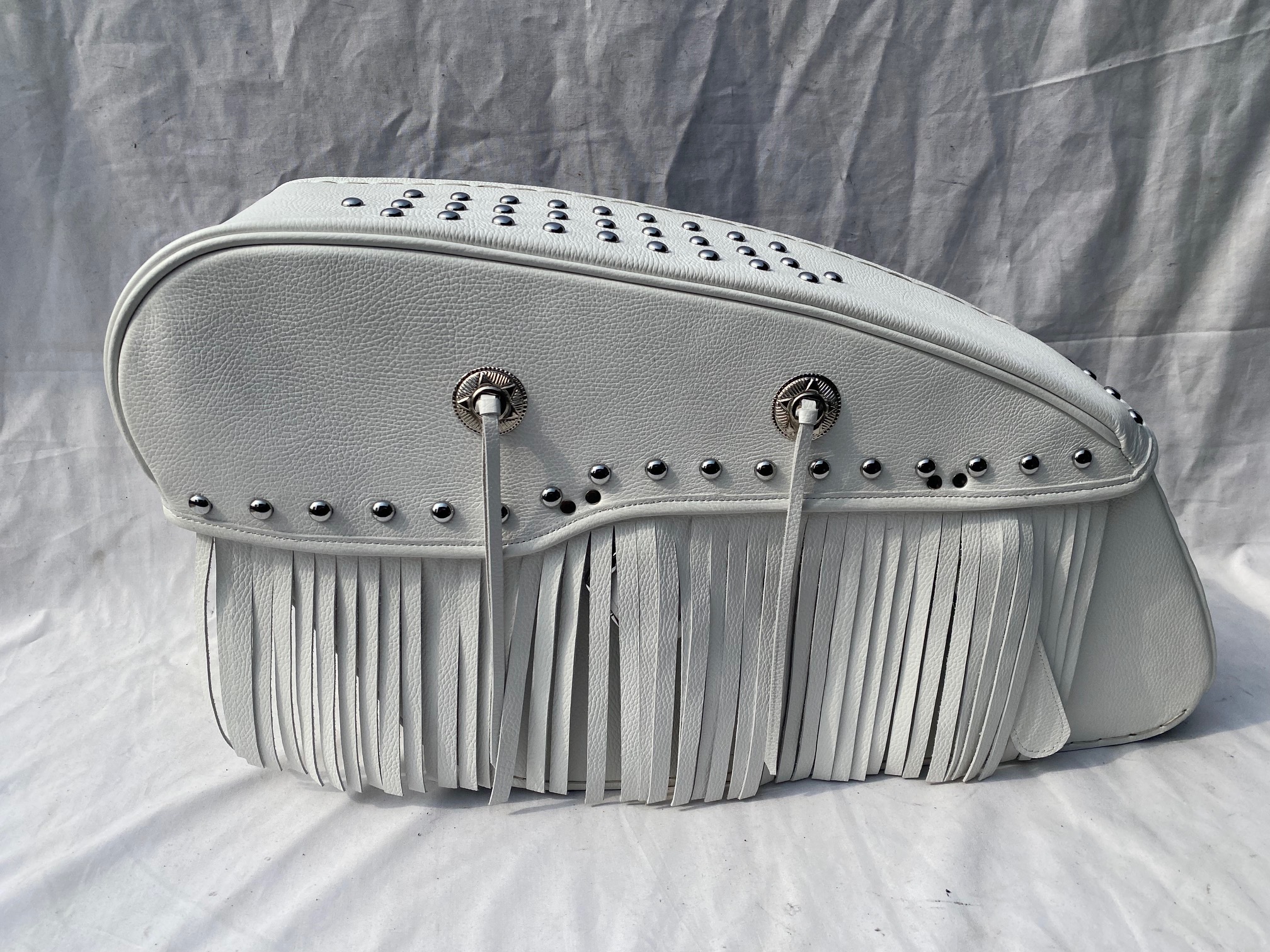 1001FWT- Saddleline Harley Davidson Saddle Bag for Road King, Road King Classic, Road Glide & Street Glide (Custom) - Image 11
