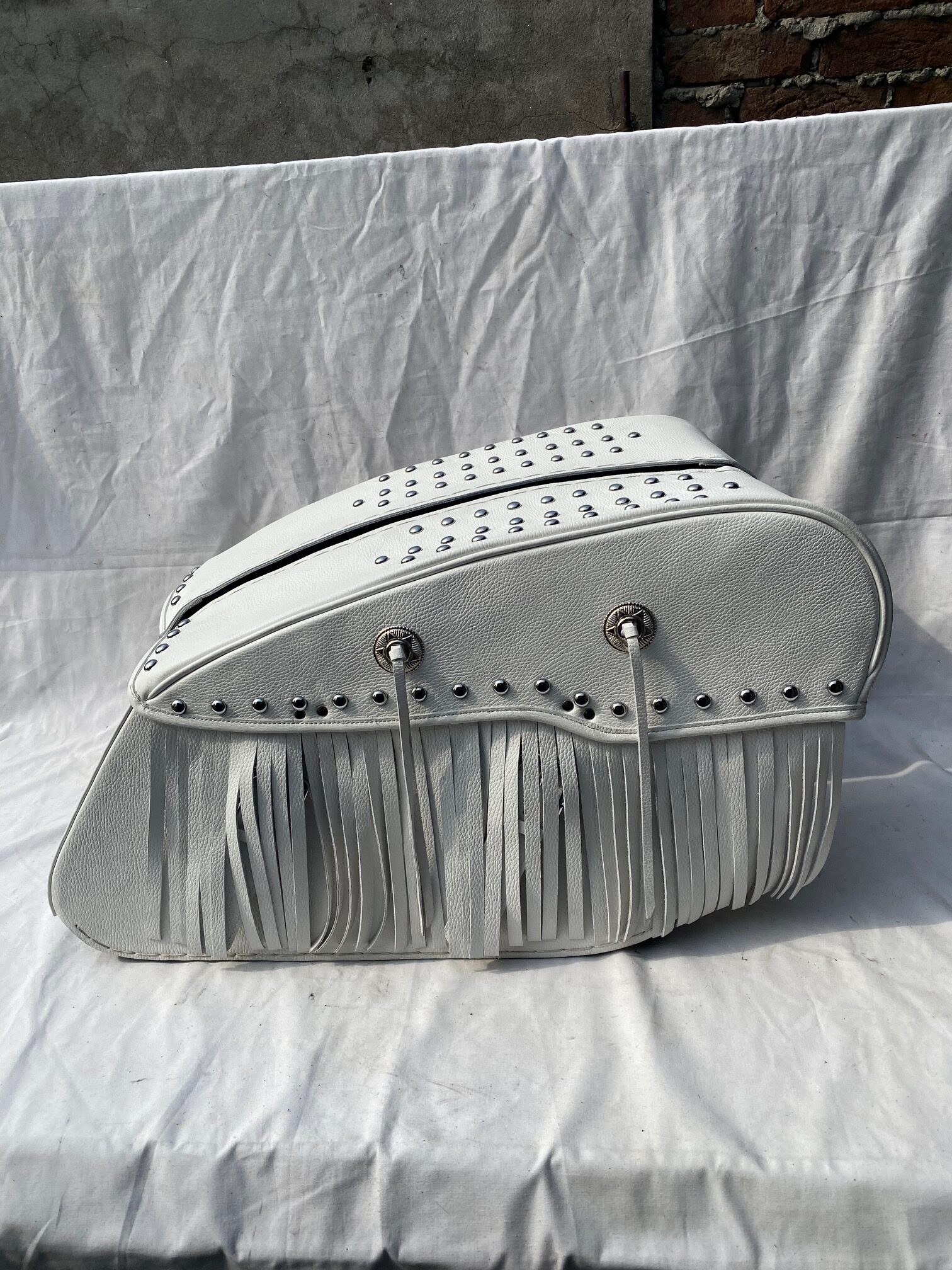 1001FWT- Saddleline Harley Davidson Saddle Bag for Road King, Road King Classic, Road Glide & Street Glide (Custom) - Image 8