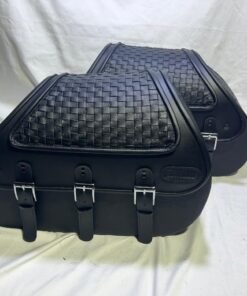 617B3b- Saddleline Harley-Davidson Softail Springer FLSTS FLSTSI Saddlebags with Mounting Kit - Image 3