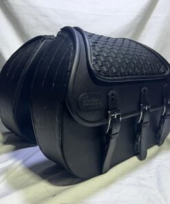 617B3b- Saddleline Harley-Davidson Softail Springer FLSTS FLSTSI Saddlebags with Mounting Kit - Image 5