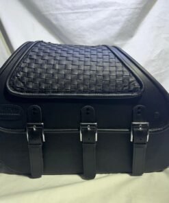 Alternative view of 617B3b- Saddleline Harley-Davidson Softail Springer FLSTS FLSTSI Saddlebags with Mounting Kit