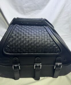 617B3b- Saddleline Harley-Davidson Softail Springer FLSTS FLSTSI Saddlebags with Mounting Kit
