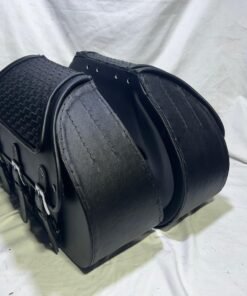 617B3b- Saddleline Harley-Davidson Softail Springer FLSTS FLSTSI Saddlebags with Mounting Kit - Image 4
