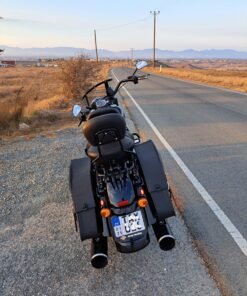 Alternative view of 1007LB- Saddleline Harley Davidson Lockable Saddle Bags for Road King, Road King Classic, Road Glide & Street Glide