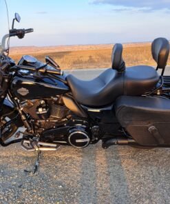 1007LB- Saddleline Harley Davidson Lockable Saddle Bags for Road King, Road King Classic, Road Glide & Street Glide - Image 4