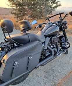 1007LB- Saddleline Harley Davidson Lockable Saddle Bags for Road King, Road King Classic, Road Glide & Street Glide