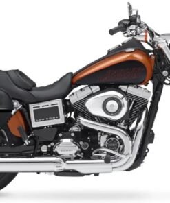 1087LKF- Saddleline UK Harley-Davidson DYNA Low Rider FXDL Saddlebags with Quick Detachable Mounting Brackets.