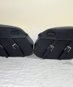 1089LKF- Saddleline Harley-Davidson Dyna Saddlebags Super Glide FXDC Custom and FXD With Quick Detaching Mounts - Image 3