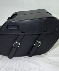 Alternative view of 1087LKF- Saddleline UK Harley-Davidson DYNA Low Rider FXDL Saddlebags with Quick Detachable Mounting Brackets.