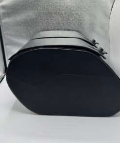 102E- SADDLELINE HARLEY-DAVIDSON Softail Fatboy FLFB & FLFBS Lockable Saddlebags With Quick Detaching Mounts - Image 7