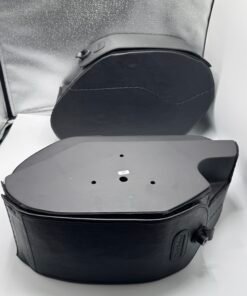 102E- SADDLELINE HARLEY-DAVIDSON Softail Fatboy FLFB & FLFBS Lockable Saddlebags With Quick Detaching Mounts - Image 17