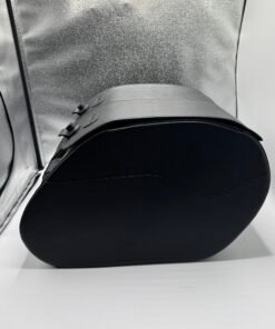 102E- SADDLELINE HARLEY-DAVIDSON Softail Fatboy FLFB & FLFBS Lockable Saddlebags With Quick Detaching Mounts - Image 9