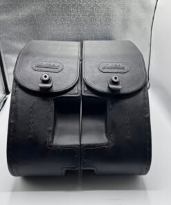 102E- SADDLELINE HARLEY-DAVIDSON Softail Fatboy FLFB & FLFBS Lockable Saddlebags With Quick Detaching Mounts - Image 14