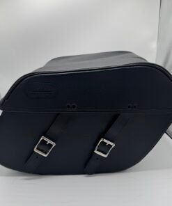 1031F- SADDLELINE Saddlebags(Chrome Buckles) for HARLEY-DAVIDSON Dyna Fatbob FXDF With Quick Mounts - Image 3