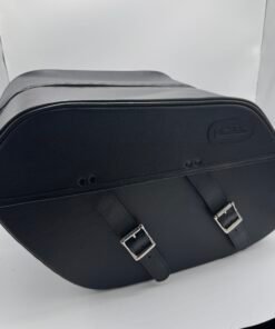 1031F- SADDLELINE Saddlebags(Chrome Buckles) for HARLEY-DAVIDSON Dyna Fatbob FXDF With Quick Mounts - Image 8